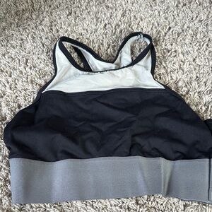 Aerie Black and Gray Sports Bra